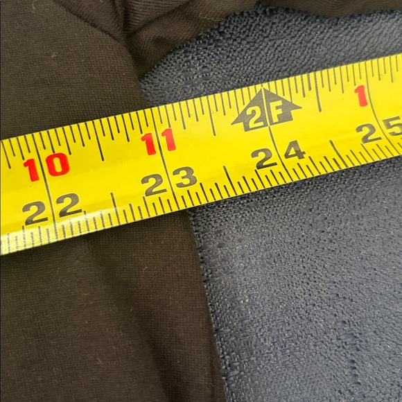 Celine Black Tee with Red Embroidered Logo - Picture 3 of 8